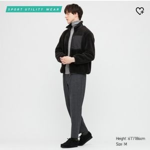 UNIQLO Windproof Pile-Lined Fleece Jacket